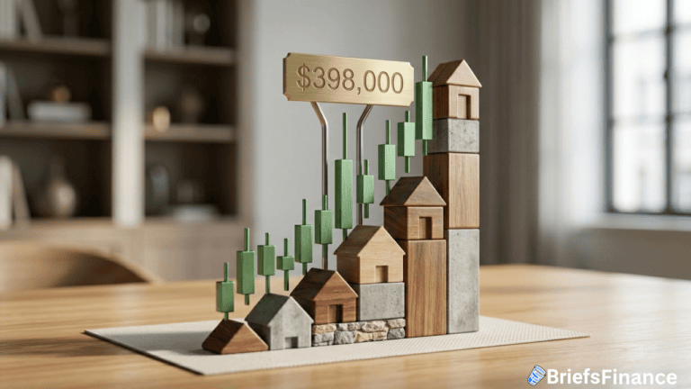 Home Prices Hit $398K Record as Rates Rise Again