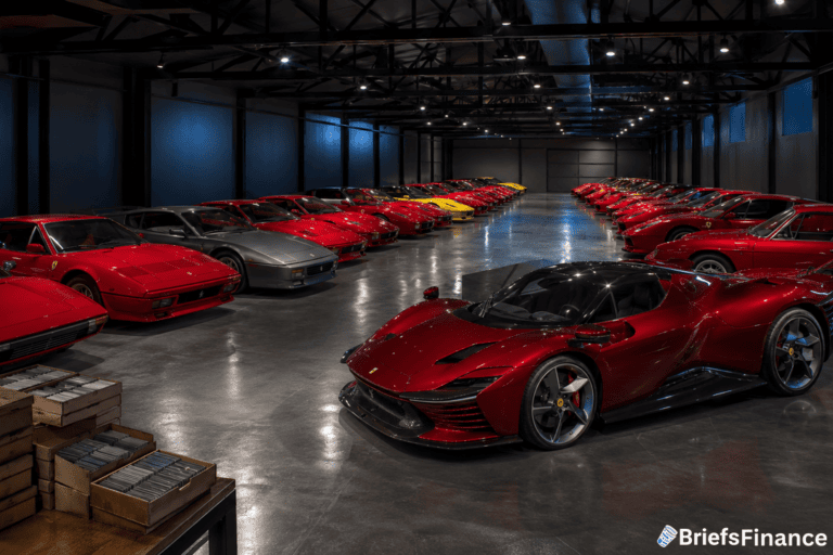How A Quebec Real Estate Mogul Built A 38-Ferrari Fortune From Hockey Cards