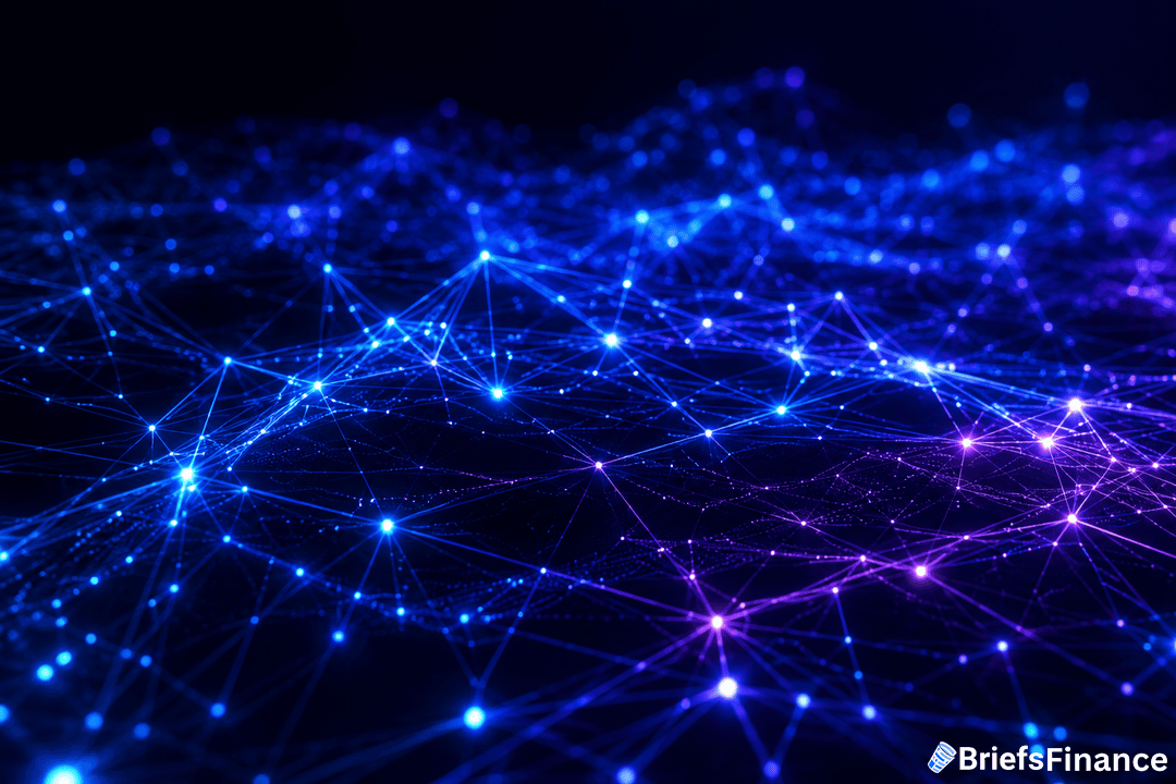Blue/purple neural network nodes