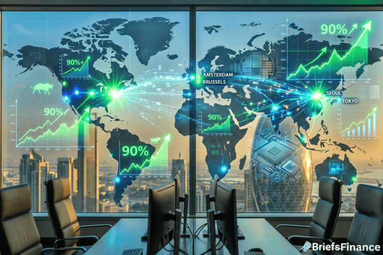 Global Tech Stocks Outside U.S. Soar Over 90% in First Half of 2026