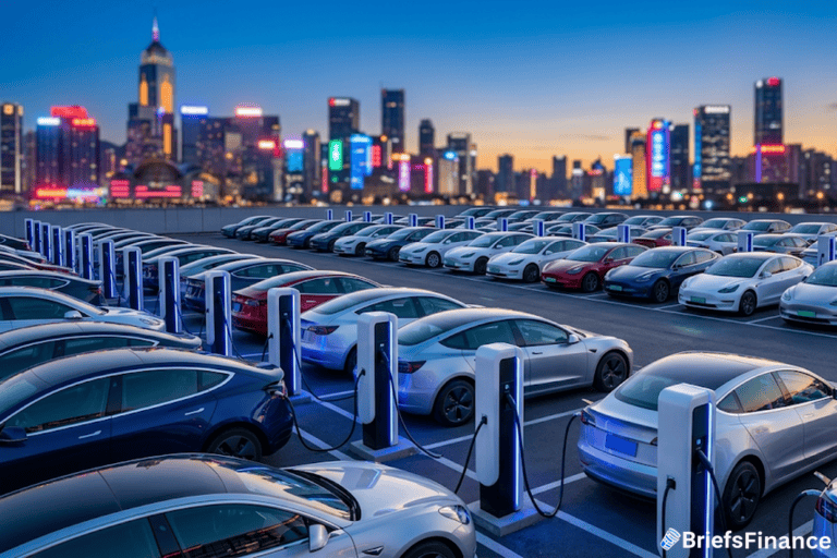 China's Best-Selling Cars Are Now Mostly Electric as Market Shrinks