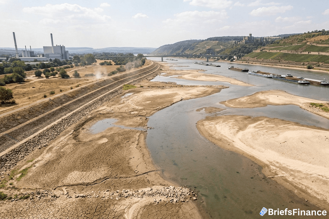 Europe's Latest Heat Wave Shrinks the Rhine and Sends Power Prices Soaring