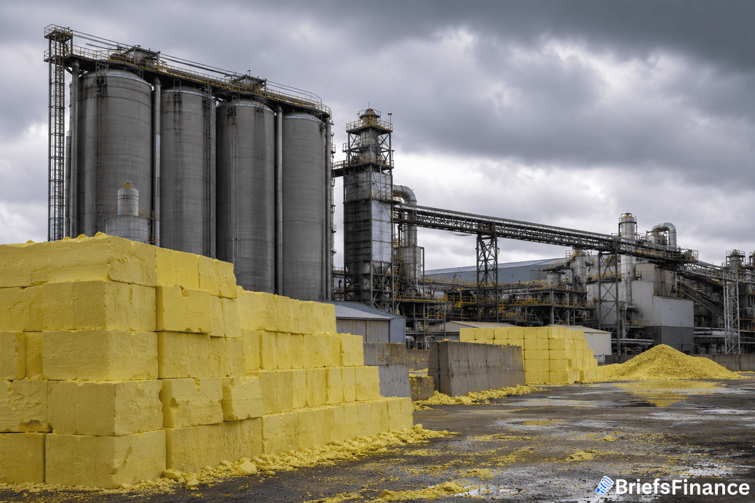 Sulfur Prices Are Crushing the Biggest U.S. Phosphate Maker