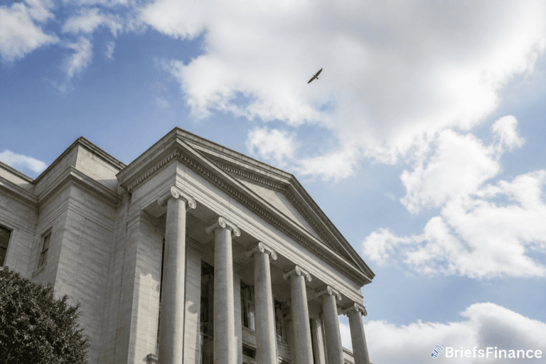 Treasury Chief Sees Possibility That Record Shortfall Has Reached Its High Point